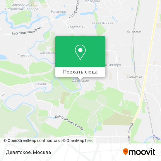 Карта Девятское