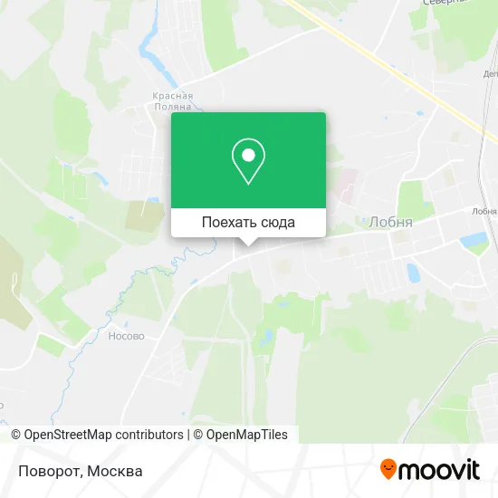 Карта Поворот
