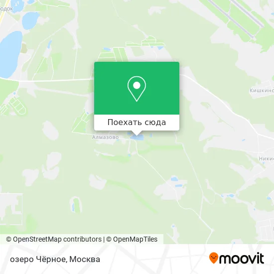 Карта озеро Чёрное