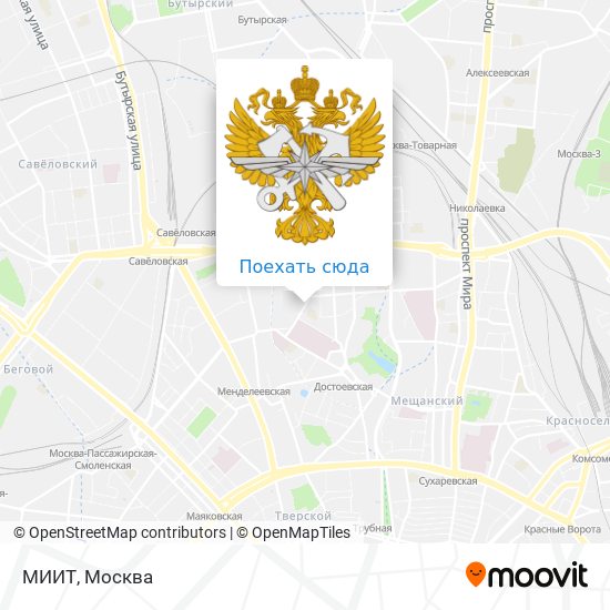 Карта МИИТ