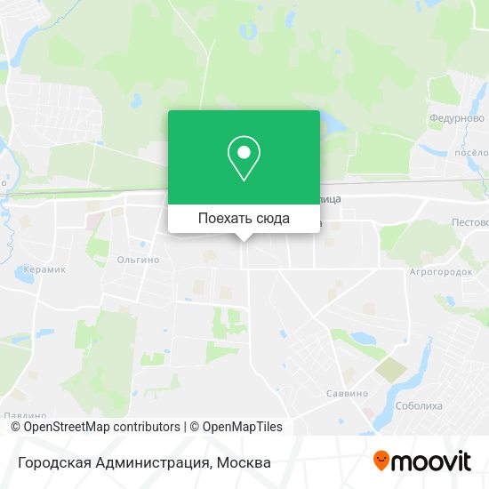 Карта Городская Администрация