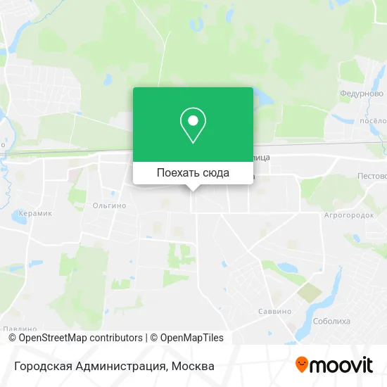 Карта Городская Администрация