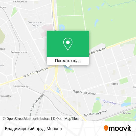 Карта Владимирский пруд