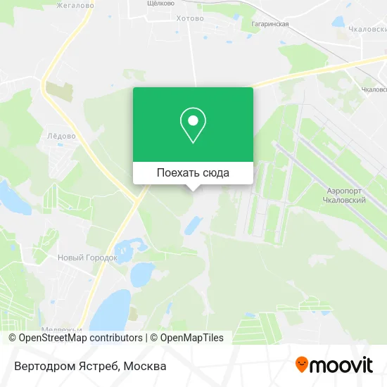 Карта Вертодром Ястреб