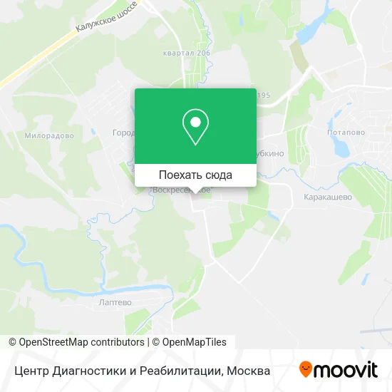 Карта Центр Диагностики и Реабилитации