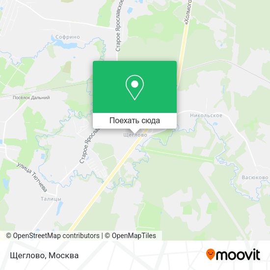 Карта Щеглово