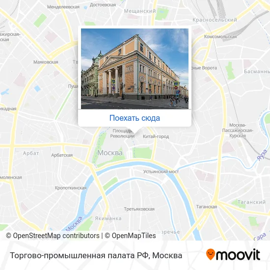 Карта Торгово-промышленная палата РФ