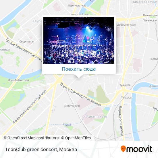 Карта ГлавClub green concert
