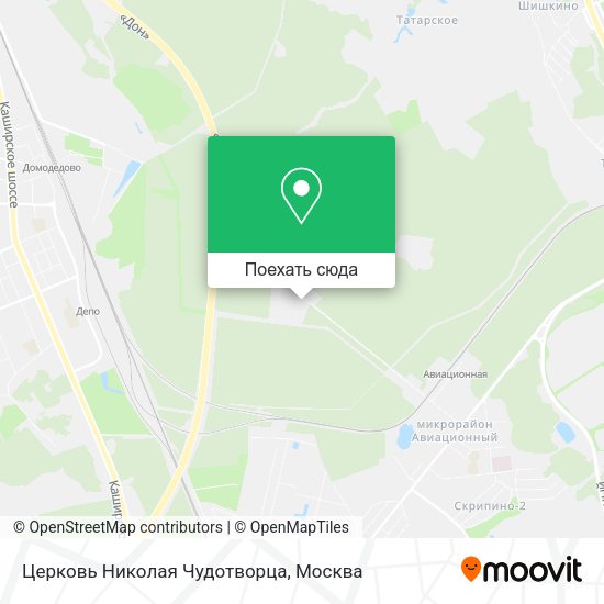 Карта Церковь Николая Чудотворца