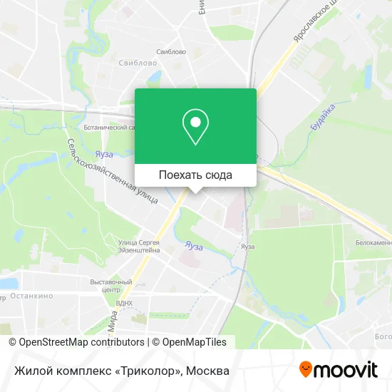 Карта Жилой комплекс «Триколор»
