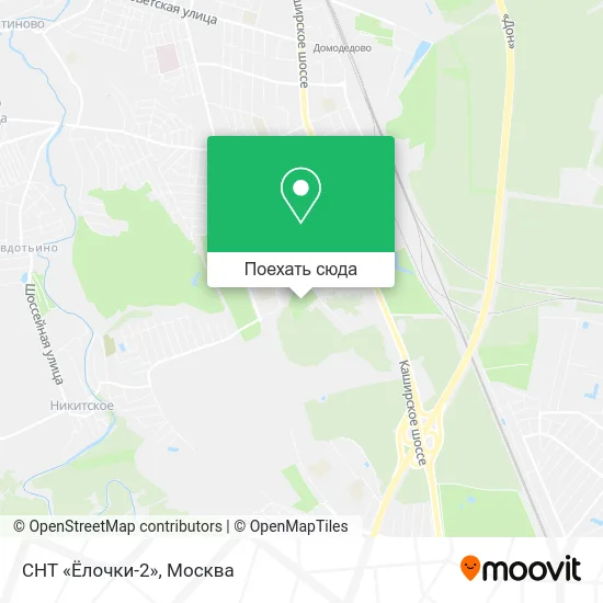 Карта СНТ «Ёлочки-2»