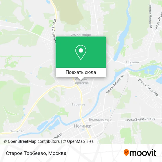 Карта Старое Торбеево