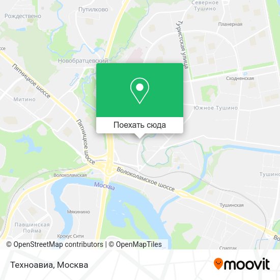 Карта Техноавиа