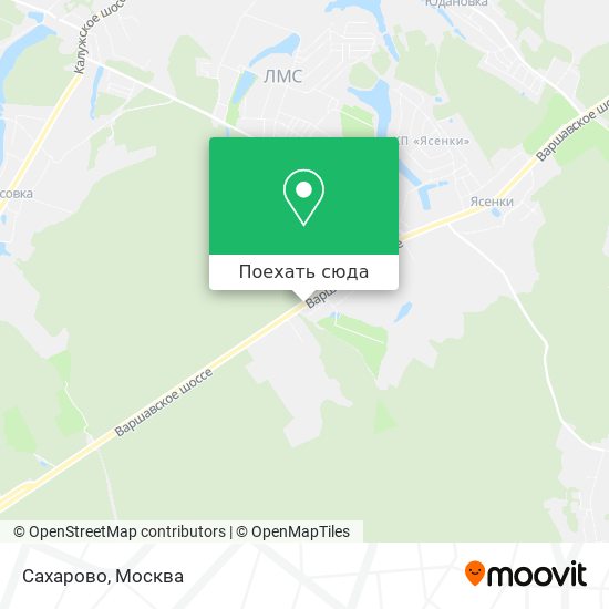 Карта Сахарово