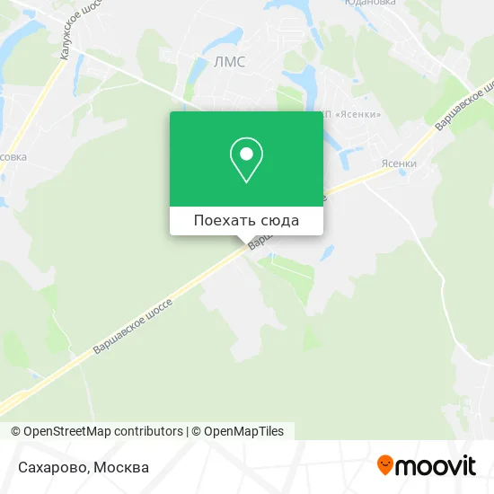 Карта Сахарово