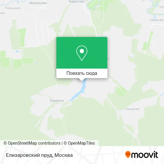 Карта Елизаровский пруд