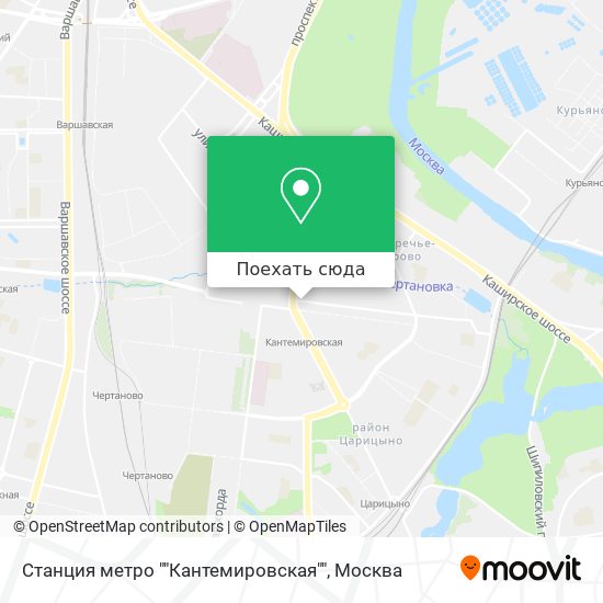 Метро Кантемировская на карте. Маршруты автобуса от метро Кантемировская.