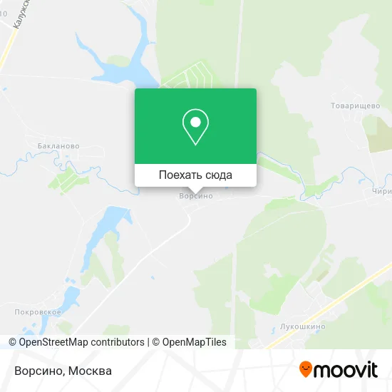Карта Ворсино