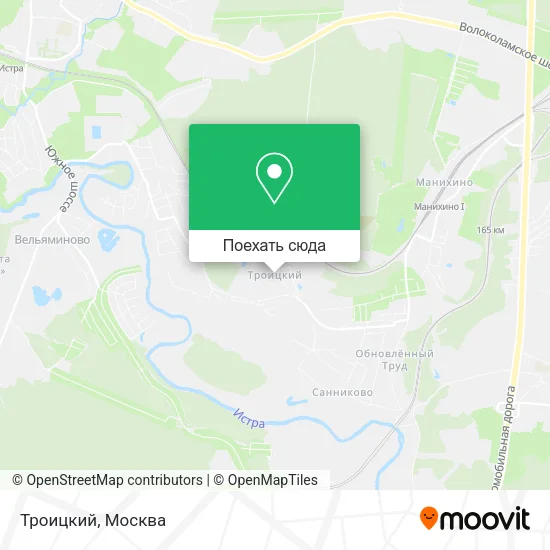 Карта Троицкий