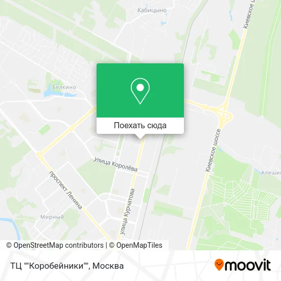 Карта ТЦ ""Коробейники""