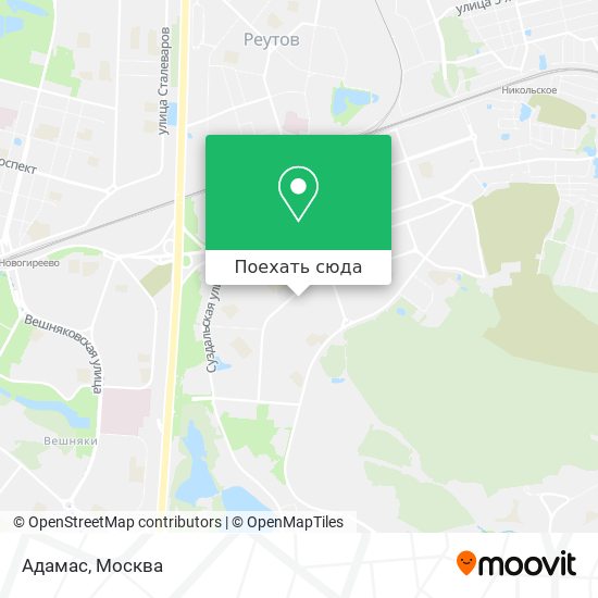 Карта Адамас