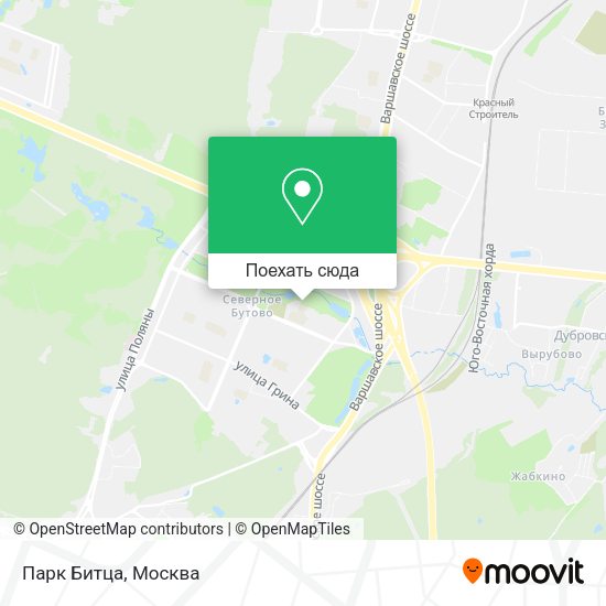 Карта Парк Битца