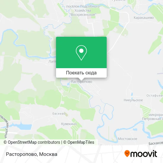 Карта Расторопово