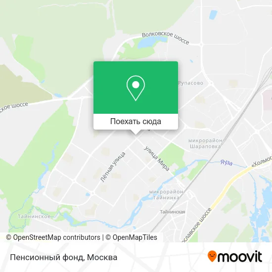 Карта Пенсионный фонд
