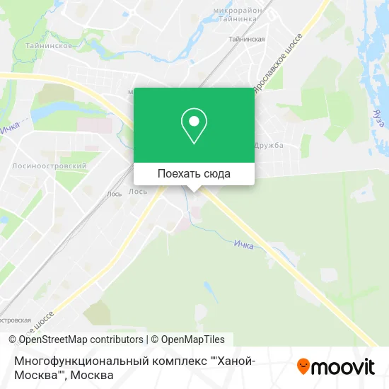 Карта Многофункциональный комплекс ""Ханой-Москва""