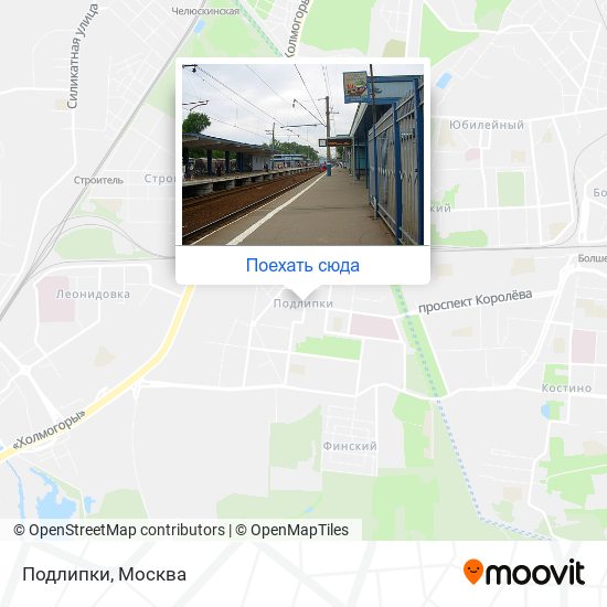 Карта Подлипки