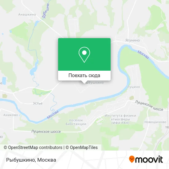 Карта Рыбушкино