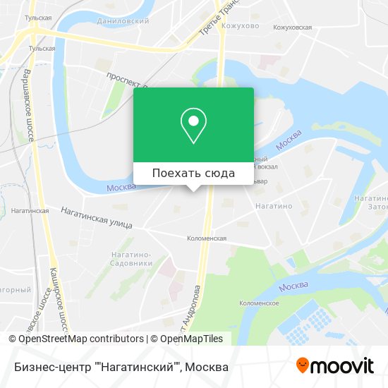 Карта Бизнес-центр ""Нагатинский""