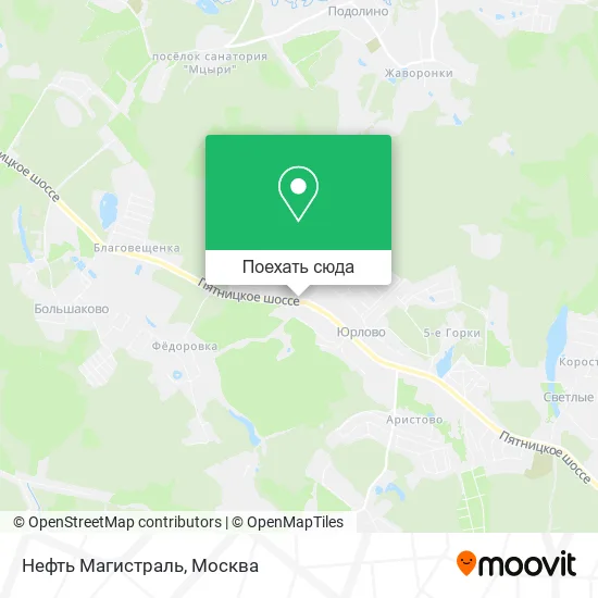 Карта Нефть Магистраль