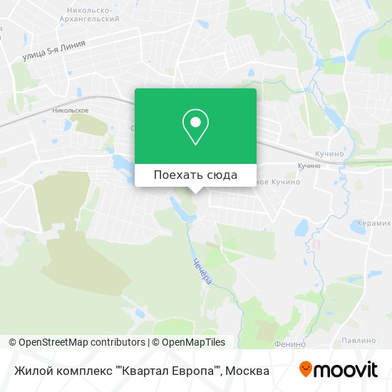 Карта Жилой комплекс ""Квартал Европа""