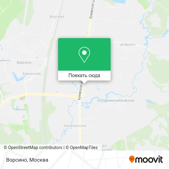 Карта Ворсино