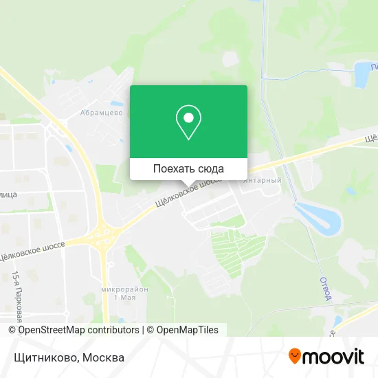 Карта Щитниково