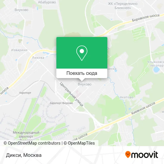Карта Дикси