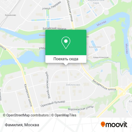 Карта Фамилия