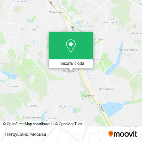 Карта Петрушино
