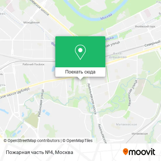 Карта Пожарная часть №4