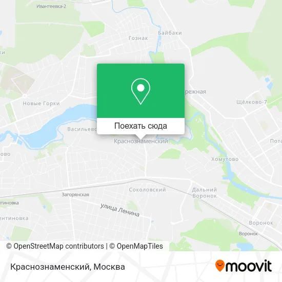 Карта Краснознаменский