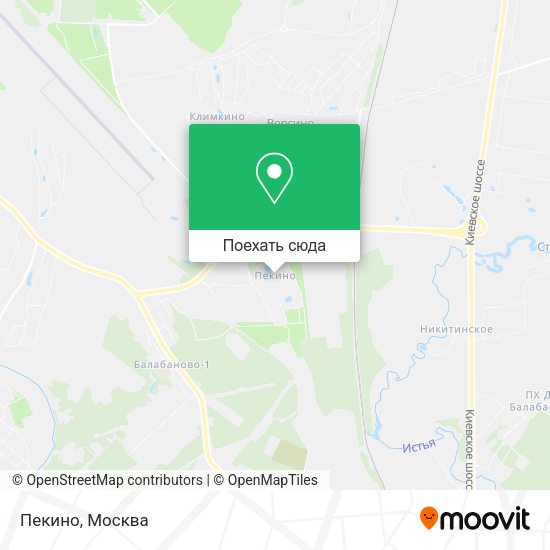Карта Пекино