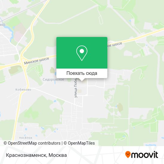 Карта Краснознаменск