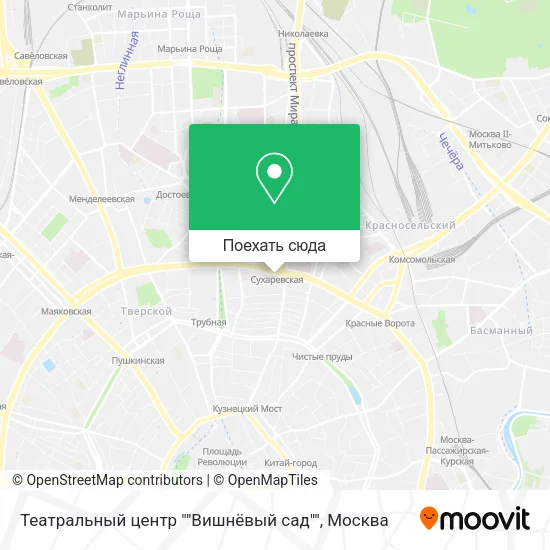 Карта Театральный центр ""Вишнёвый сад""
