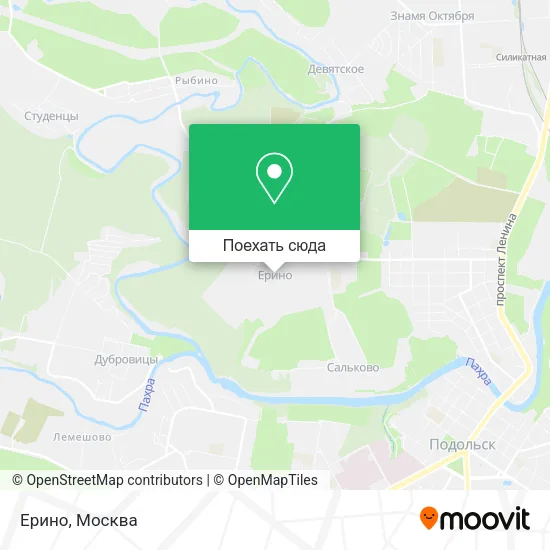 Карта Ерино