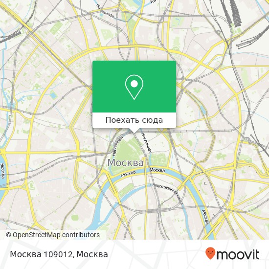 Карта Москва 109012