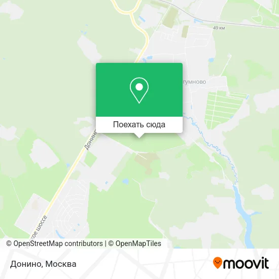 Карта Донино