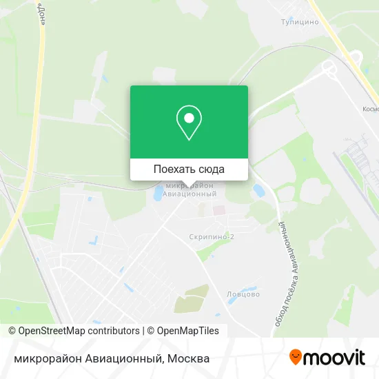 Карта микрорайон Авиационный