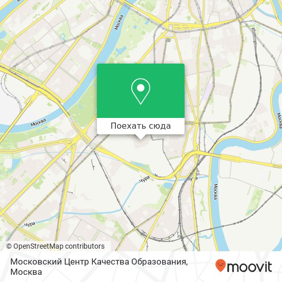 Карта Московский Центр Качества Образования