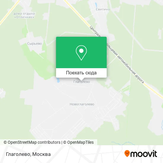 Карта Глаголево